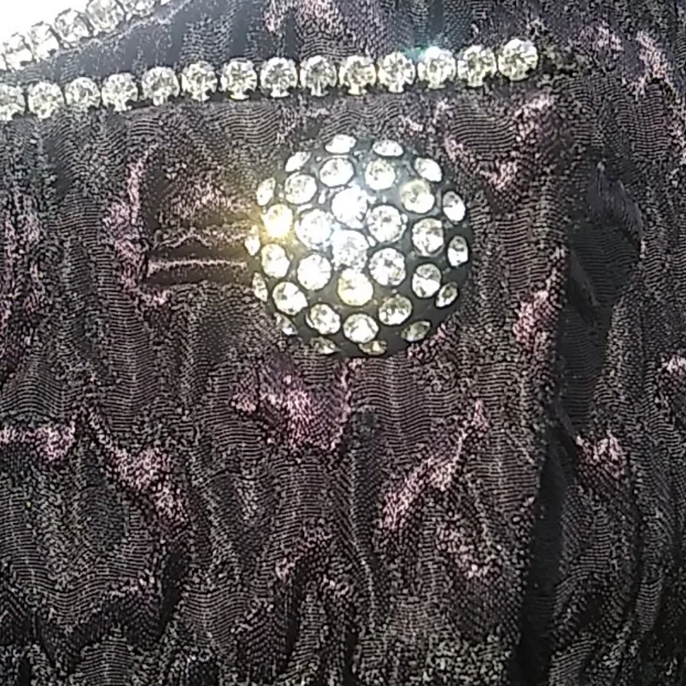 Vintage Moshita Couture Embroidered Jacket W/Rhinestone Accents - Picture 4 of 13